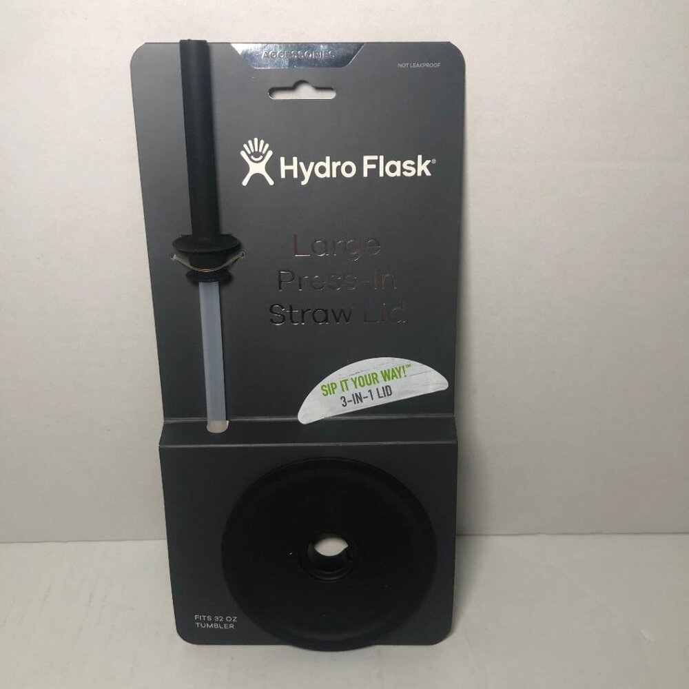 Hydro Flask Large Press-In Straw Lid 32 Oz Tumbler - NEW SEALED